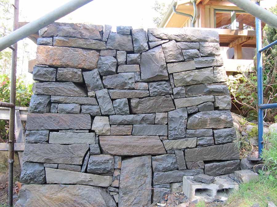 Stone rock walls stone mason lopez island san juan islands